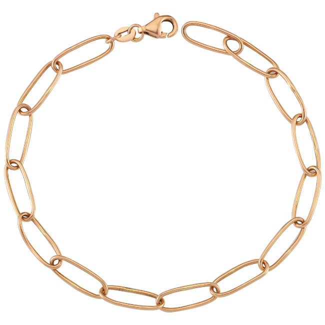 ECCE Handcrafted Gold Chain Bracelet