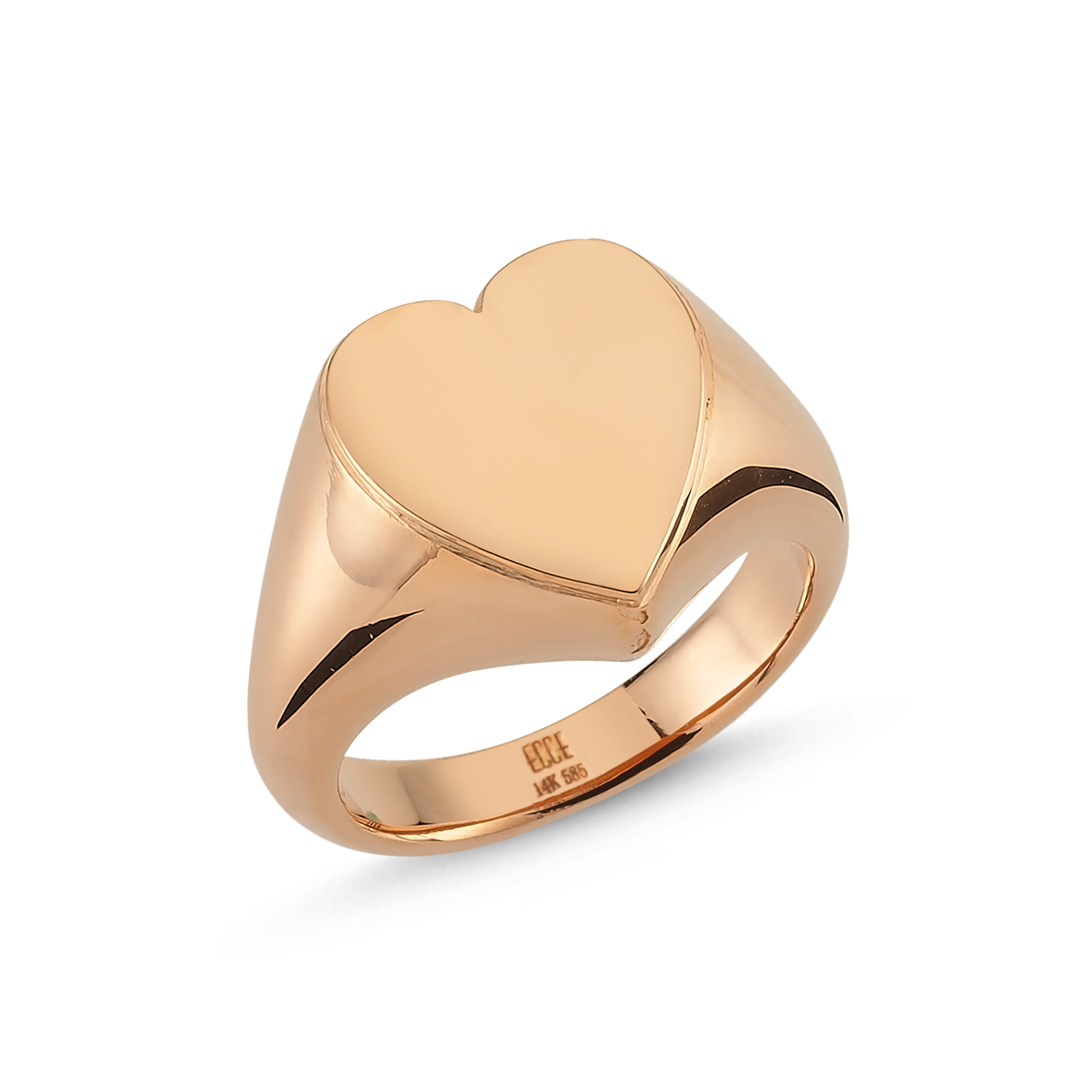 Heart Chevalier Gold Ring