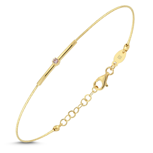 ECCE Gold Wire Diamond Bracelets