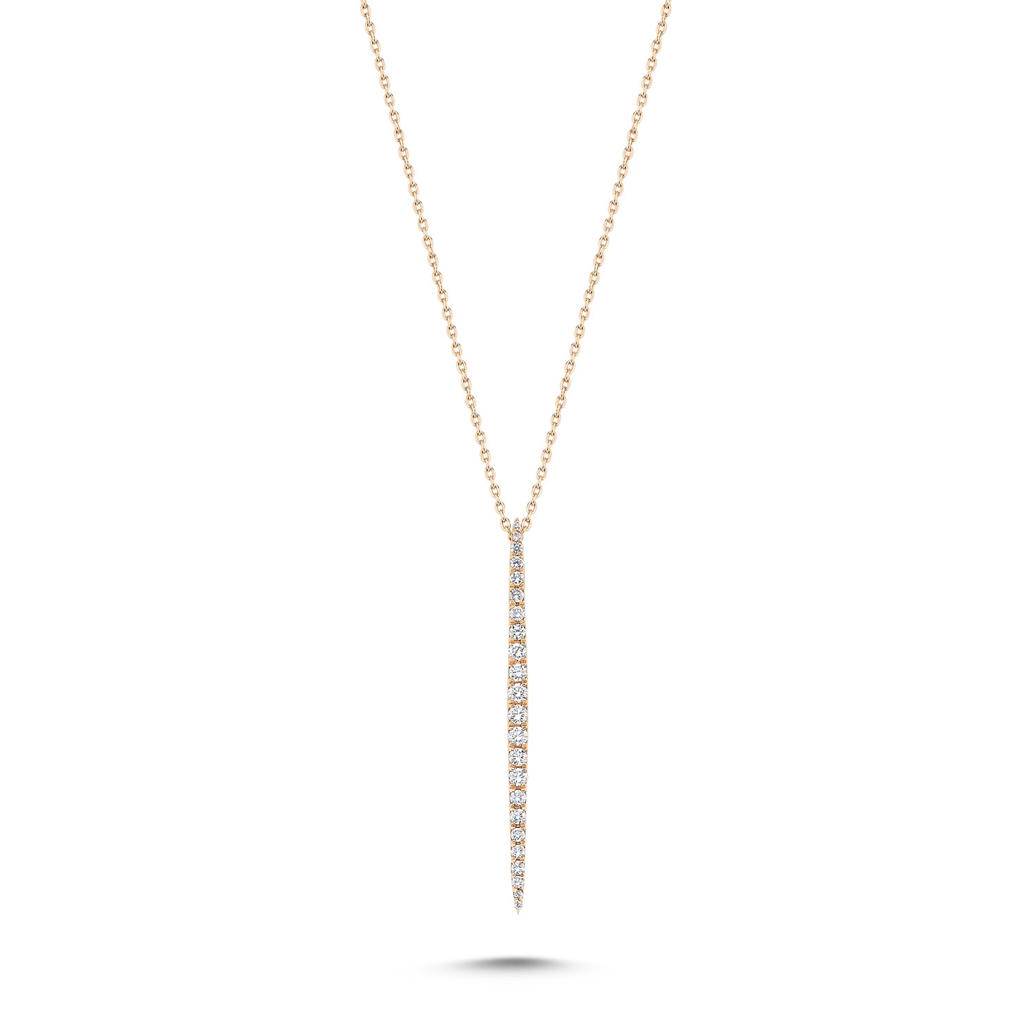 ECCE Pointed Diamond Necklace