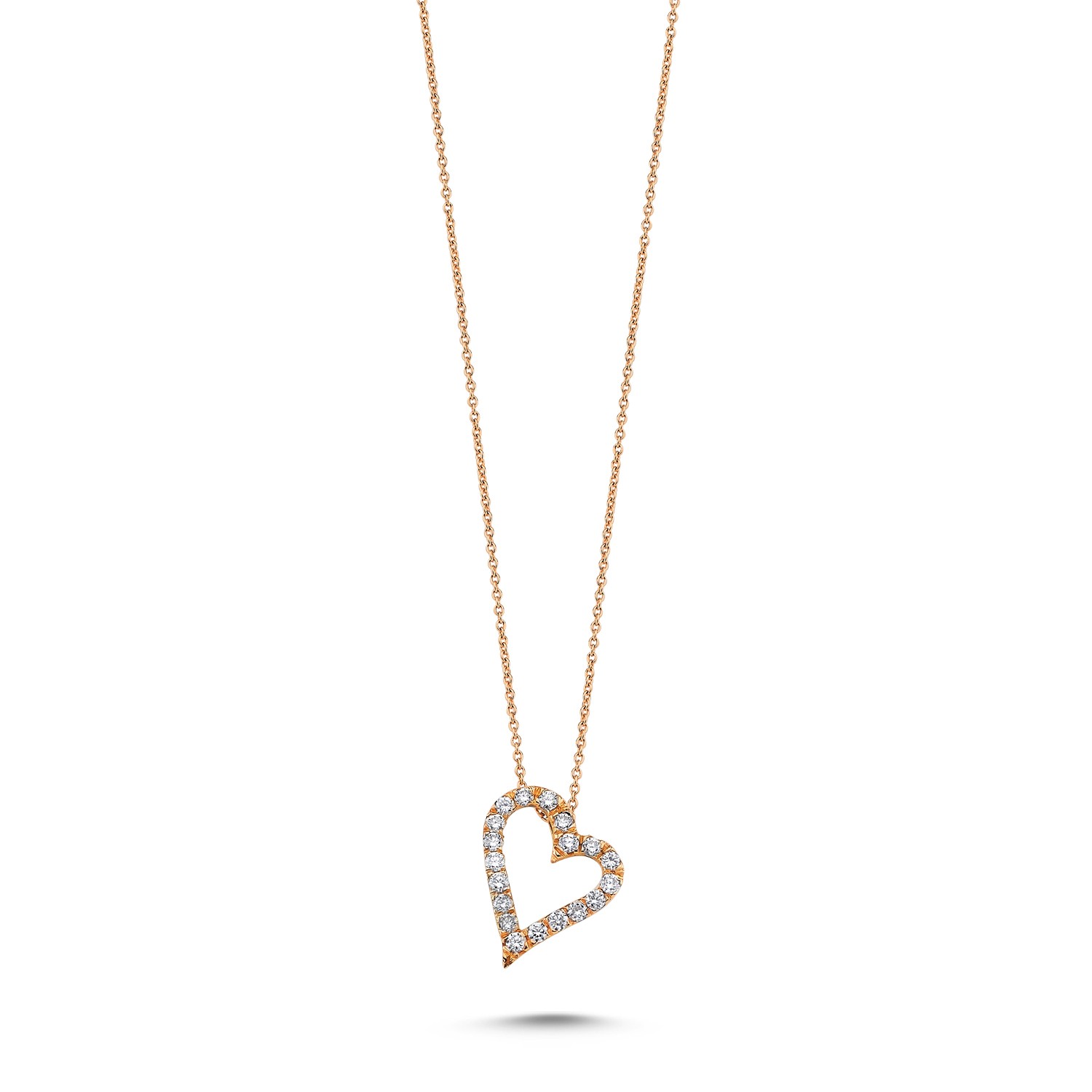 ECCE Heart Diamond Necklace
