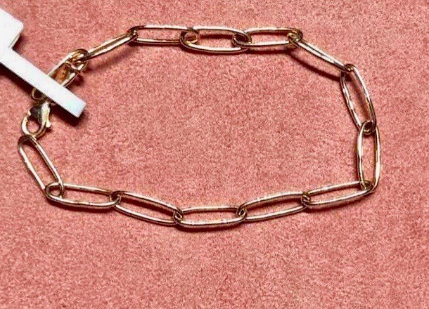 ECCE Handcrafted Gold Chain Bracelet
